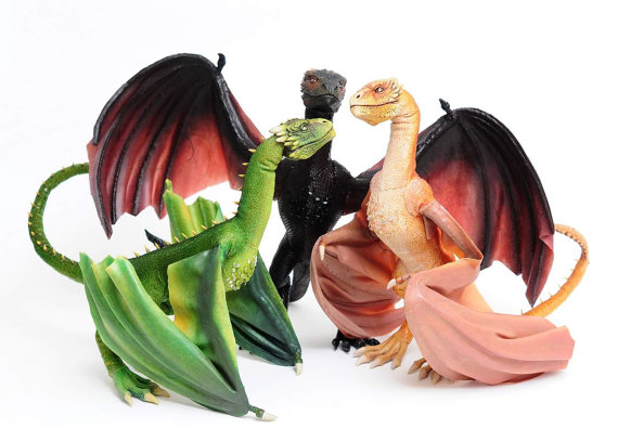 Example work! Game of Thrones Drachen, Viserion, Rhaegal, Dr
