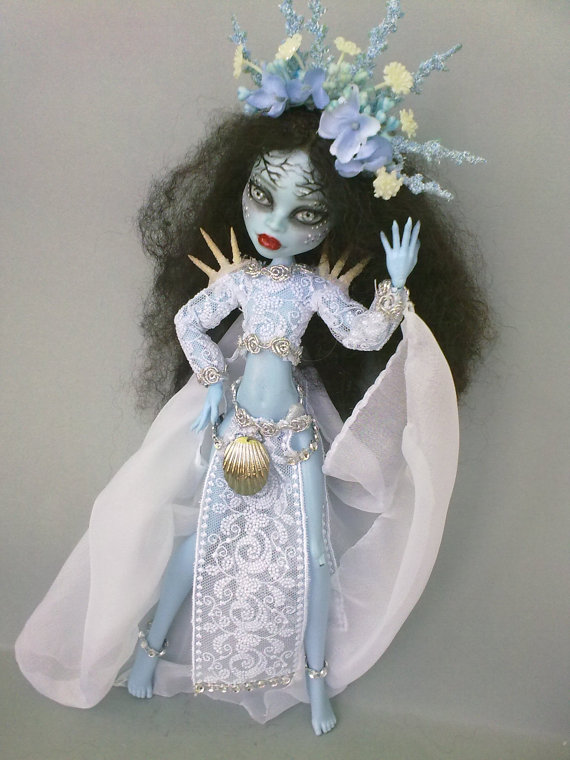 Monster High repaint, Monster High custom, Monster High OOAK, Abbey repaint, Lodime