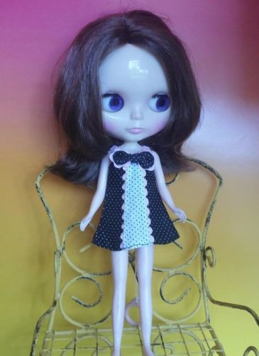 Factory Type Neo Blythe Doll Dark Brown Hair - Flaws/AS IS