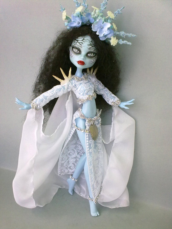 Monster High repaint, Monster High custom, Monster High OOAK, Abbey repaint, Lodime