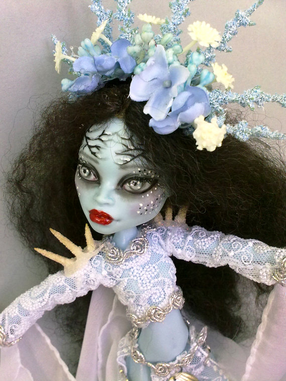 Monster High repaint, Monster High custom, Monster High OOAK, Abbey repaint, Lodime