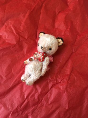 Lovely Teddy bear for Blythe/ Pink Mohair