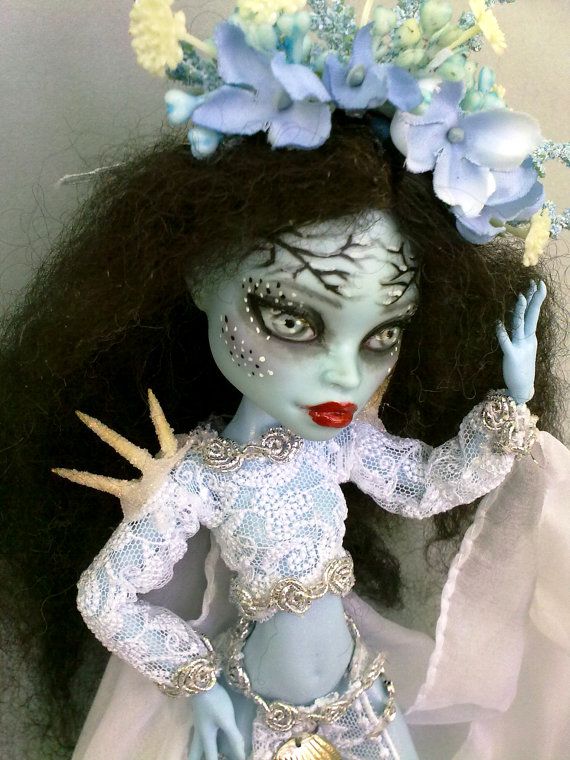 Monster High repaint, Monster High custom, Monster High OOAK, Abbey repaint, Lodime