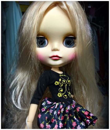 BLYTHE Platinum Matte Skin Jointed Custom Eyelids Outfit! * Limited Time Only*