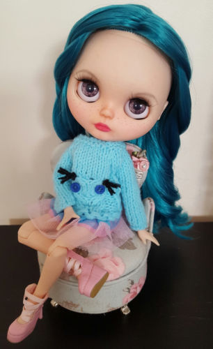 OOAK Custom Takara Blythe Art Doll - Gigi- by Victoria Fox