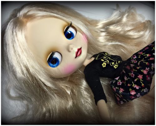 BLYTHE Platinum Matte Skin Jointed Custom Eyelids Outfit! * Limited Time Only*