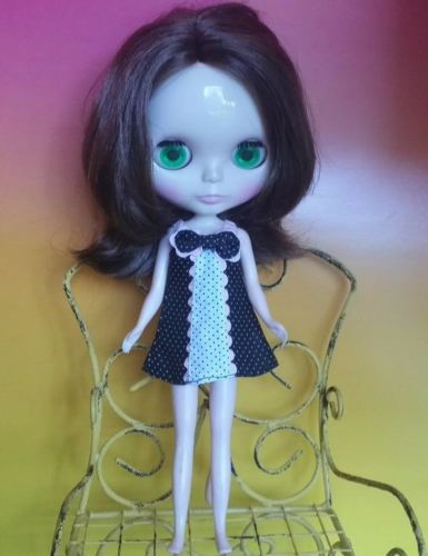 Factory Type Neo Blythe Doll Dark Brown Hair - Flaws/AS IS