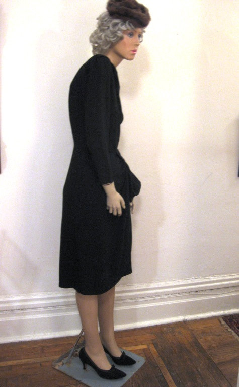 SALE 20% OFF  40s Film Noir Dress by Plaza Dress