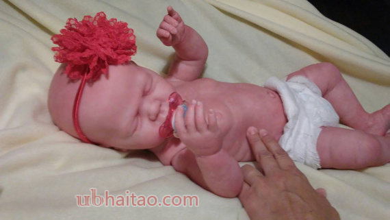 Unique full body silicone-soft VINYL anatomical reborn newborn Haleigh baby doll