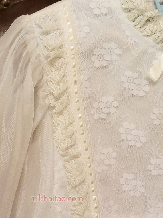 1970's Vintage Communion Dress and Vail
