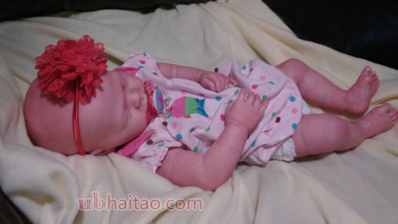 Unique full body silicone-soft VINYL anatomical reborn newborn Haleigh baby doll