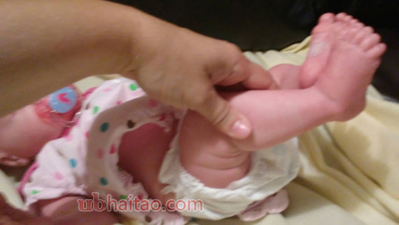 Unique full body silicone-soft VINYL anatomical reborn newborn Haleigh baby doll