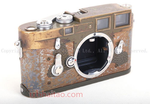 Original Early type Leica M3 olive Bundeseigentum Military film camera