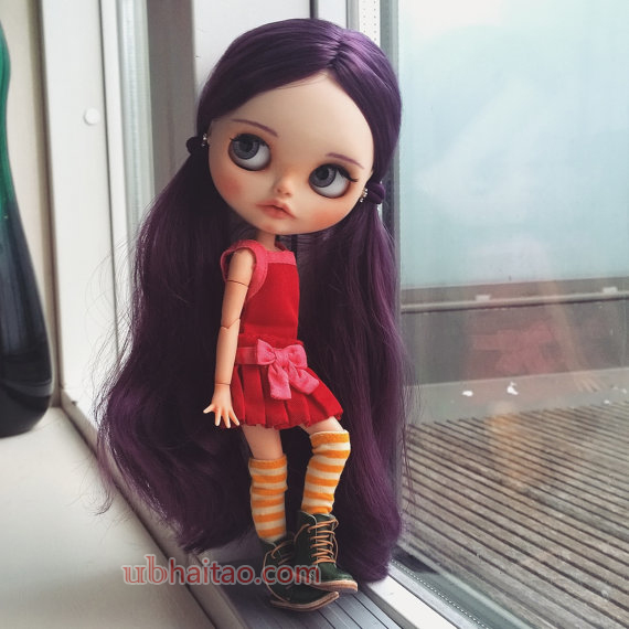 SALE,  OOAK  Unique Twin Berries Custom Blythe Doll : ELOISE for Adoption