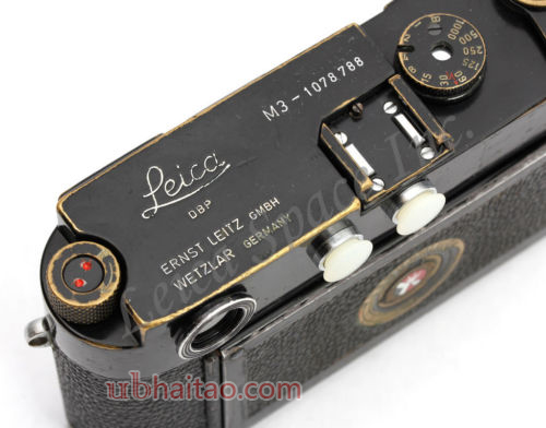 *Super Rare* Leica M3 Original Black Paint Lucky number Just CLA&#039;d by Leica USA