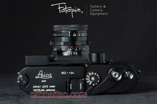 Leica M3 - Repaint with Summicron-M 50mm F2 / v2 / Dual Range with goggle