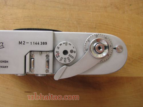 Leica M2 adapted for Leicavit Winder