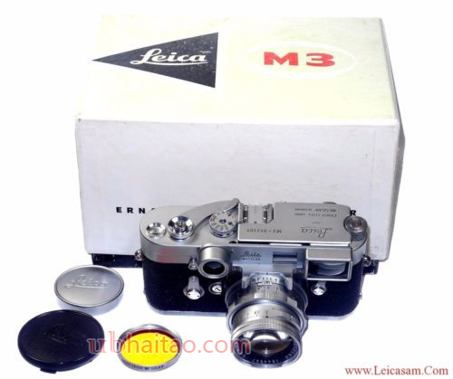 Leica M3 Single Stroke Camera Set w 35/2,8mm & 50/2mm D.R. w.cases & Box, Hood !