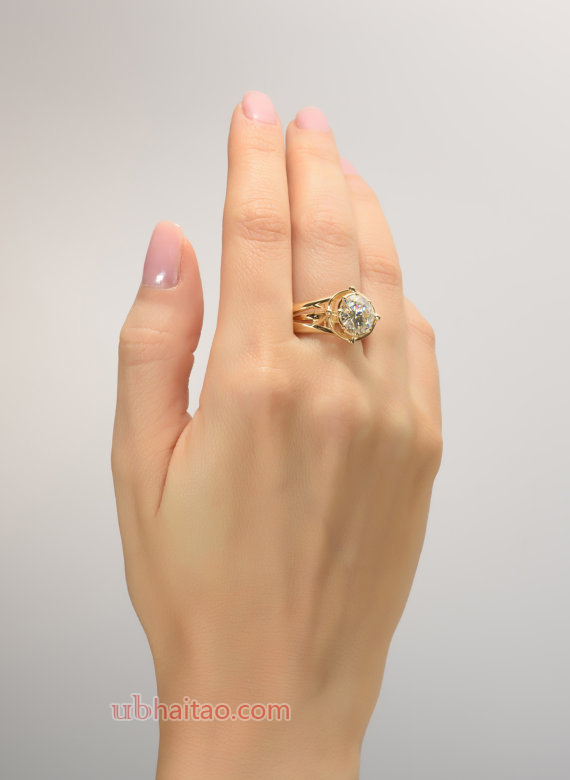 Large Diamond Ring, Statement Ring, 3ct Ring, Unique Engagement Ring, Cocktail Ring, Large Engagemen