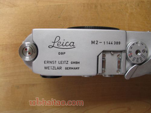Leica M2 adapted for Leicavit Winder