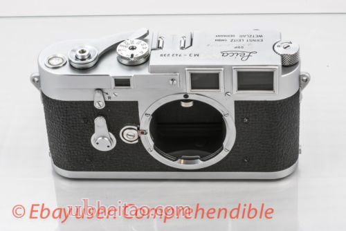 Beautiful! Leica M3 DS Double Stroke Body Serviced 1955 Germany - Excellent