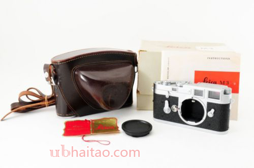 895 Mint Leica M3 Single Stroke Rangefinder SS Camera Manual Case Box From Japan