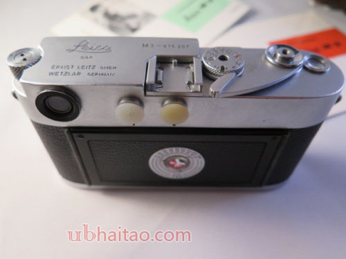 Leica M3 Double Stroke 35mm Rangefinder Camera S/N 917207