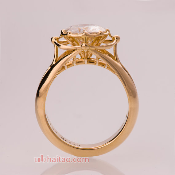 Large Diamond Ring, Statement Ring, 3ct Ring, Unique Engagement Ring, Cocktail Ring, Large Engagemen