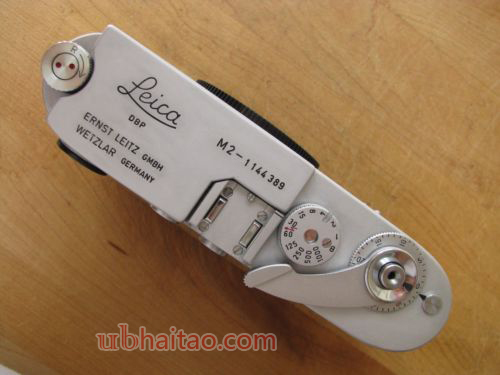 Leica M2 adapted for Leicavit Winder