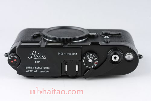 Leica M3 35mm Rangefinder Film Camera Repainted Black #8181D2