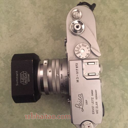 徕卡M3身体双行程50 mm Summarit Leitz则镜头F1.5罩