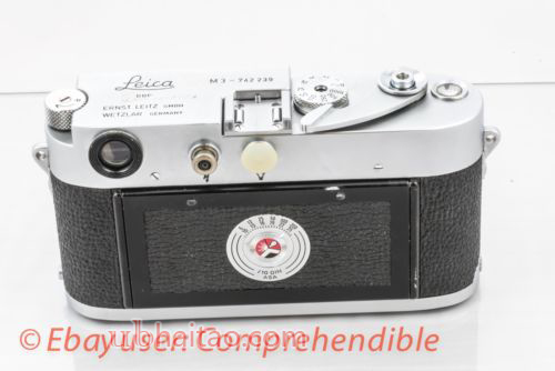 Beautiful! Leica M3 DS Double Stroke Body Serviced 1955 Germany - Excellent